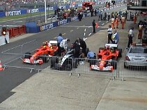 Two Ferrari and a Mclaren Two Ferrari and a Mclaren