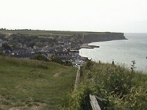 clifftop Above Arromanches on the Cliff top.