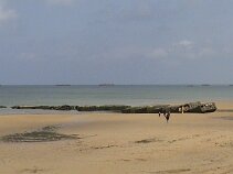 mulberryharbour4 Panoramic of what is left of the Mulberry Harbour - which was only made to last 3-6 Months in 1944!