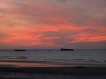 sunset I really do have a thing about sunset's! This is across the beach.