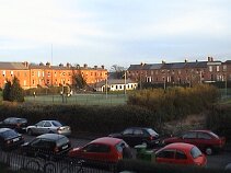 flatfrontl The view from my flat in Dublin. This is to the left where there were six lawn tennis courts.