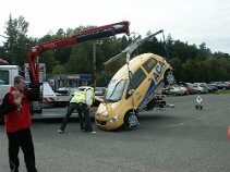 PICT0048 How not to lift a car onto a truck :-)