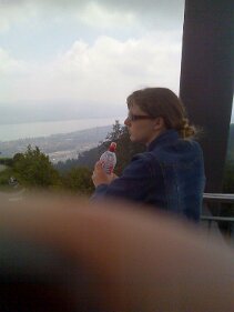 ZurichBex Bex at the tower on Uetliberg, the Zurich mountain