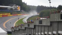 Eau Rouge3 Eau Rouge. There is a car there somewhere!