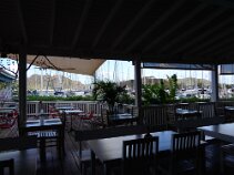 DSC00157 The Crows Nest Bar and Restaurant looking out onto the Marina