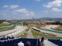 DSC00203 The view from our seats, we could probably see about a third of the circuit from here. The main straight in the background, turn 1 and 2, 5, 6, 7 and 8