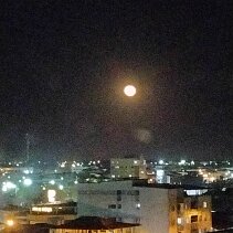 IMG-20250909-WA0000 From the Hotel room with a full Autumn Moon over Sao Mateus